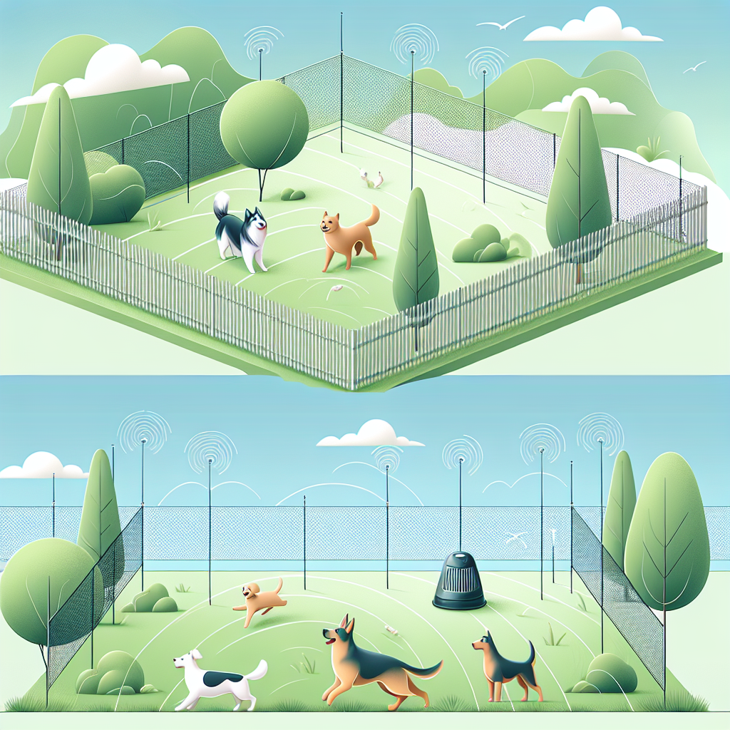 How to Create a Safe Outdoor Space for Dogs With Wireless Fences