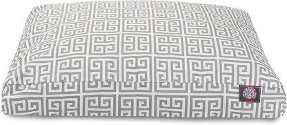 Grey Towers Small Rectangle Indoor Outdoor Pet Dog Bed with Removable Washable Cover by  Products