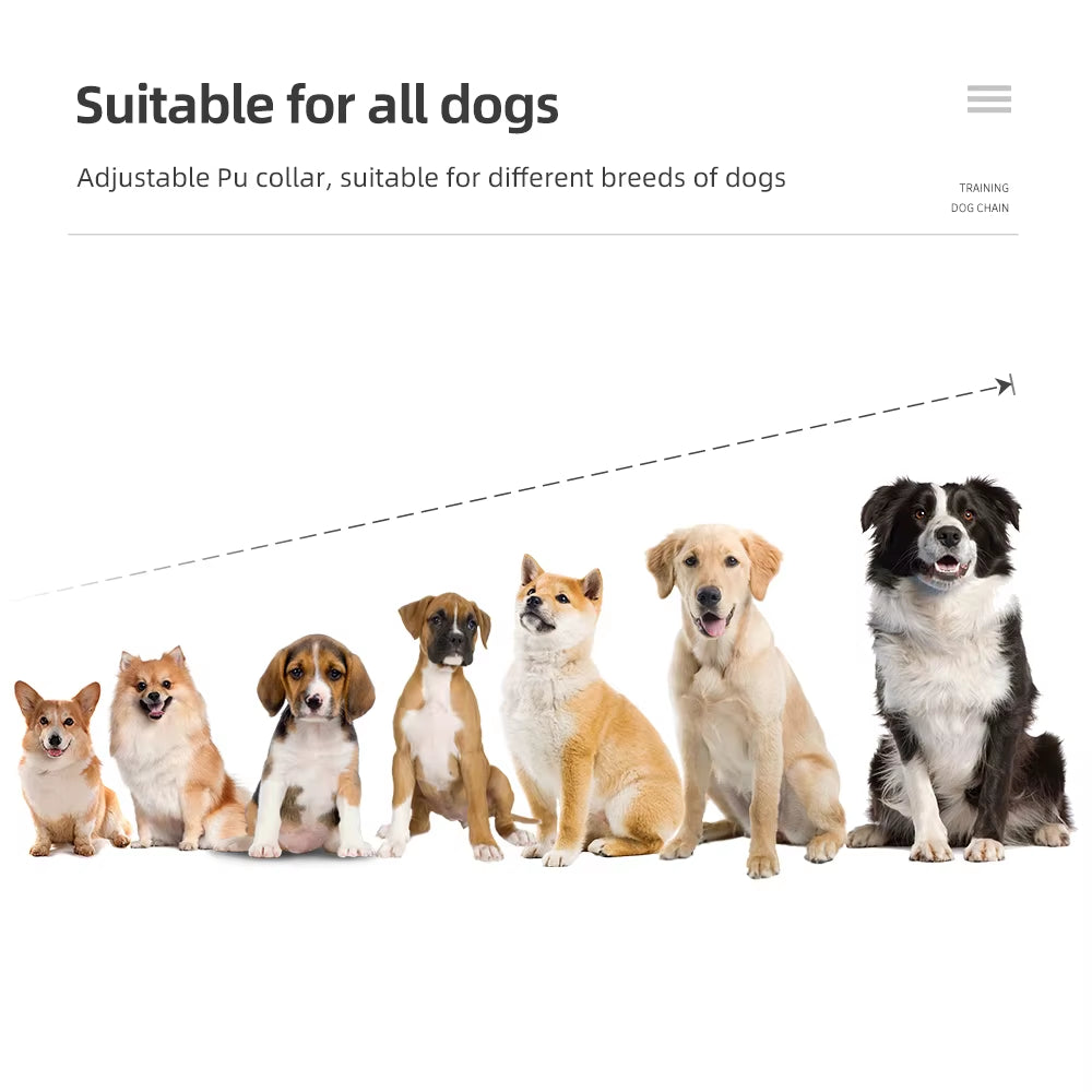 Electric Dog Training Collar Rechargeable anti Barking Shock Vibration Collar Waterproof Trainer For...