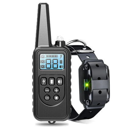 Revolutionary Electric Dog Training Collar - Rechargeable, Waterproof Anti-Bark Device with Remote Control for All Breeds