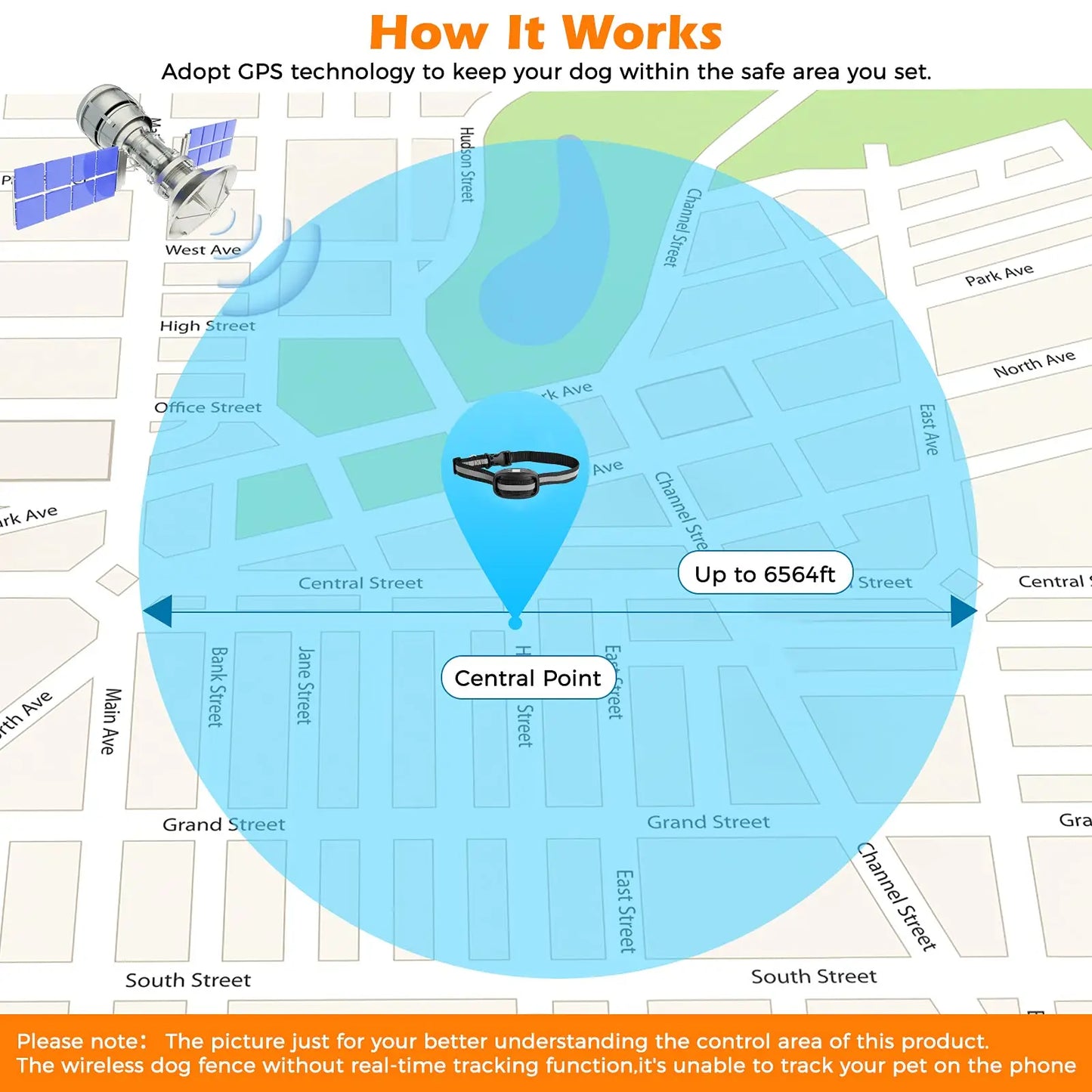 Advanced GPS Wireless Dog Fence System - Ultimate Pet Containment with a 6560Ft Range