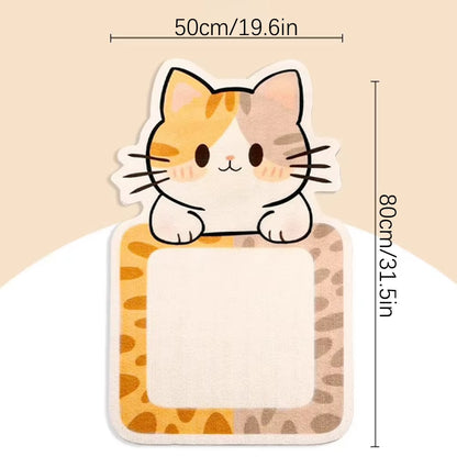 Self-Adhesive Scratching Mats,Wall Mounted Cat Scratcher,Cat Shape Felt Cat Scratch Pad,Pet Toy,Cat Scratching Boards,Cat Supply