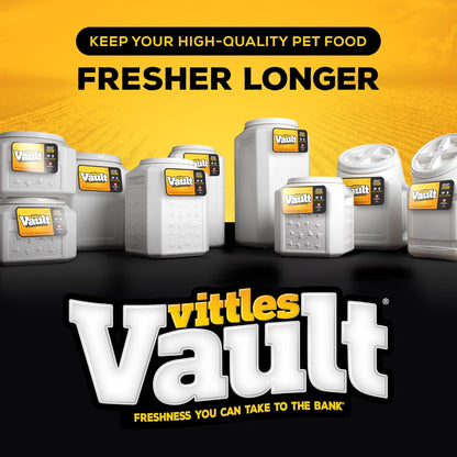 Vittles Vault 80Lbs Pet Food Storage Container - Airtight, Durable, and Pest-Resistant Solution for Dogs and Cats - Made in the USA