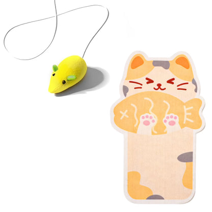 Self-Adhesive Scratching Mats,Wall Mounted Cat Scratcher,Cat Shape Felt Cat Scratch Pad,Pet Toy,Cat Scratching Boards,Cat Supply